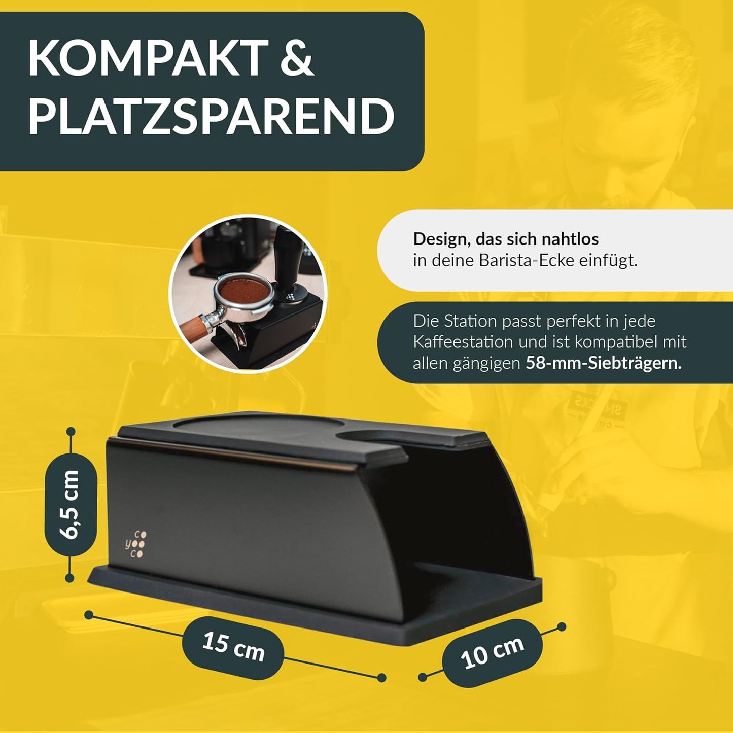Tamperstation für Siebträger