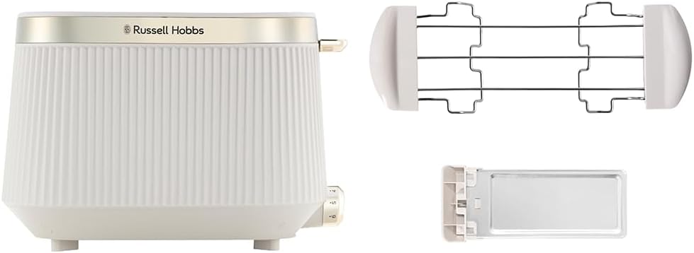 Toaster für 2 Scheiben mit Brötchenaufsatz
