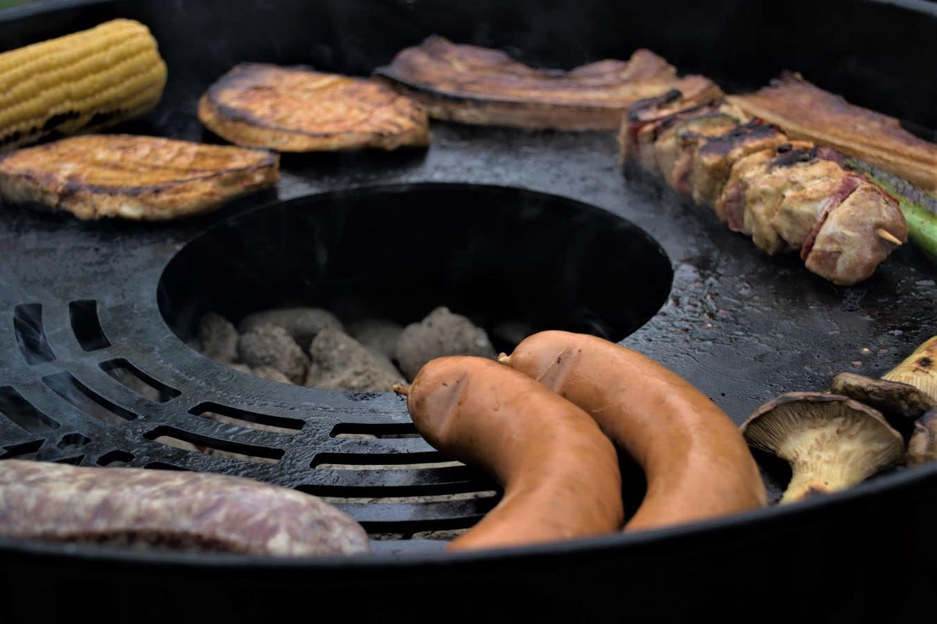 Grillplatte für Kugelgrill, Für 47er Kugelgrill (Ø44,5 cm)