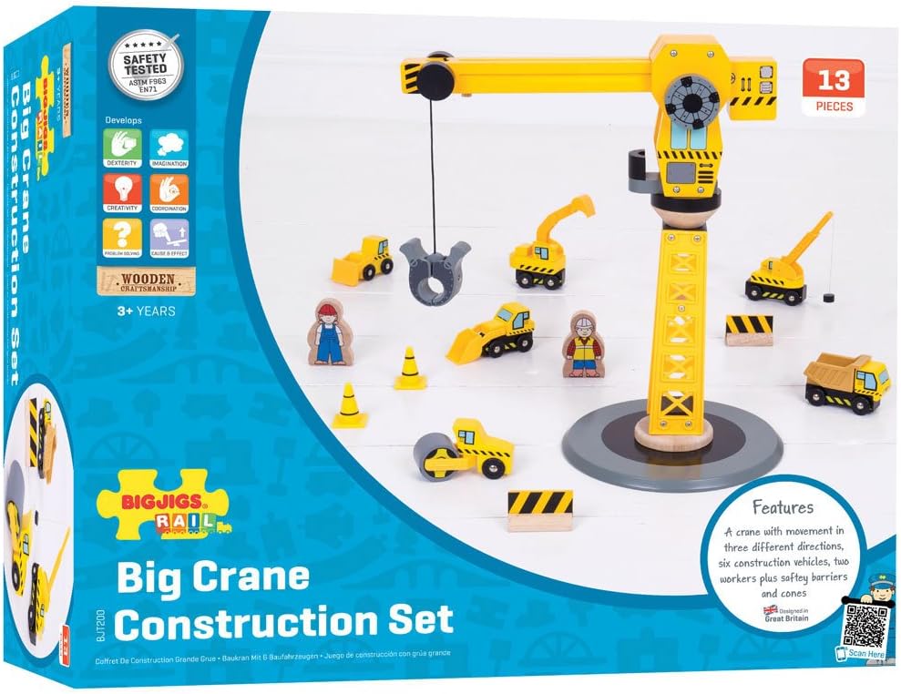 Baukasten Set mit Krananlage