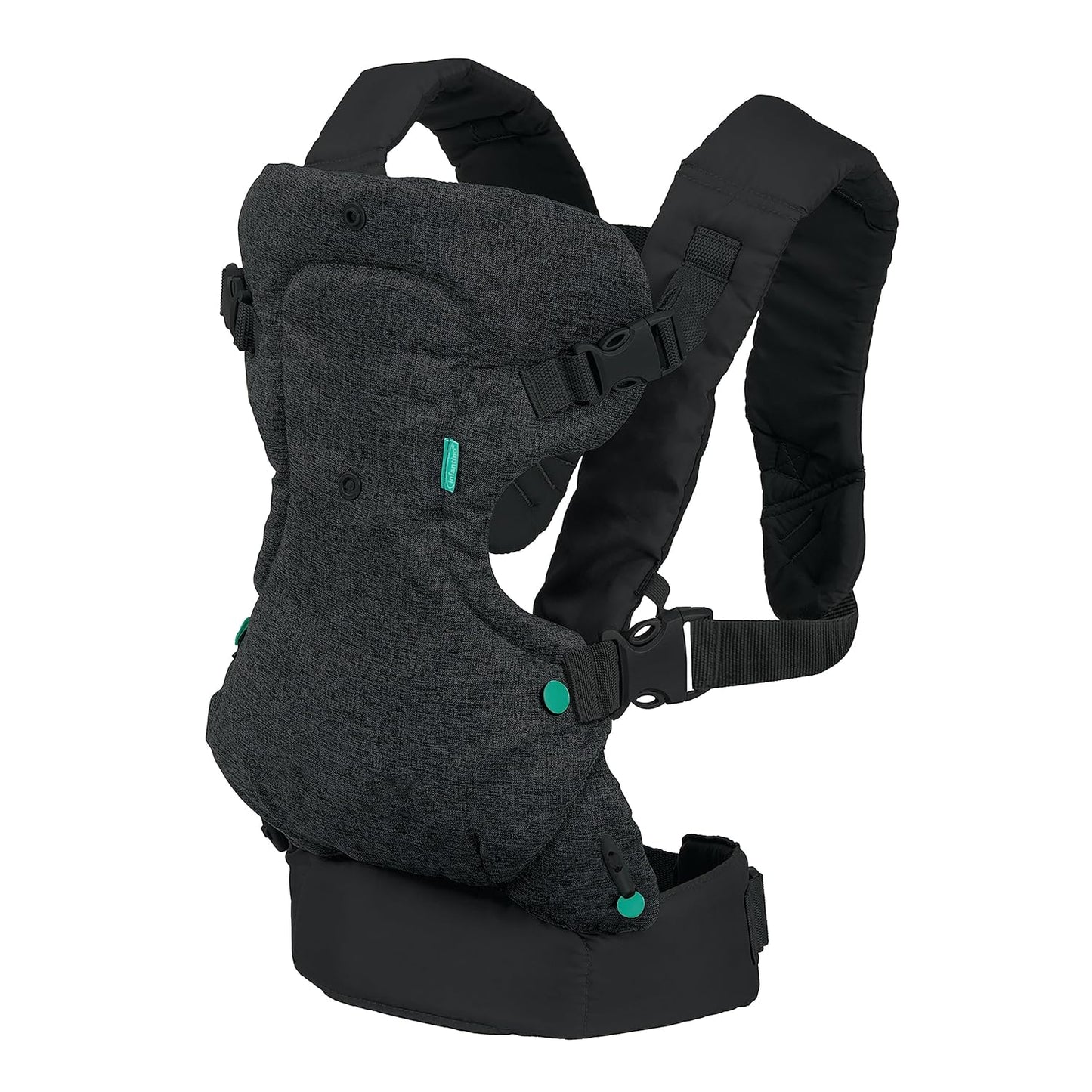 Ergonomische 4-in-1 Babytrage umwandelbar, Black Denim
