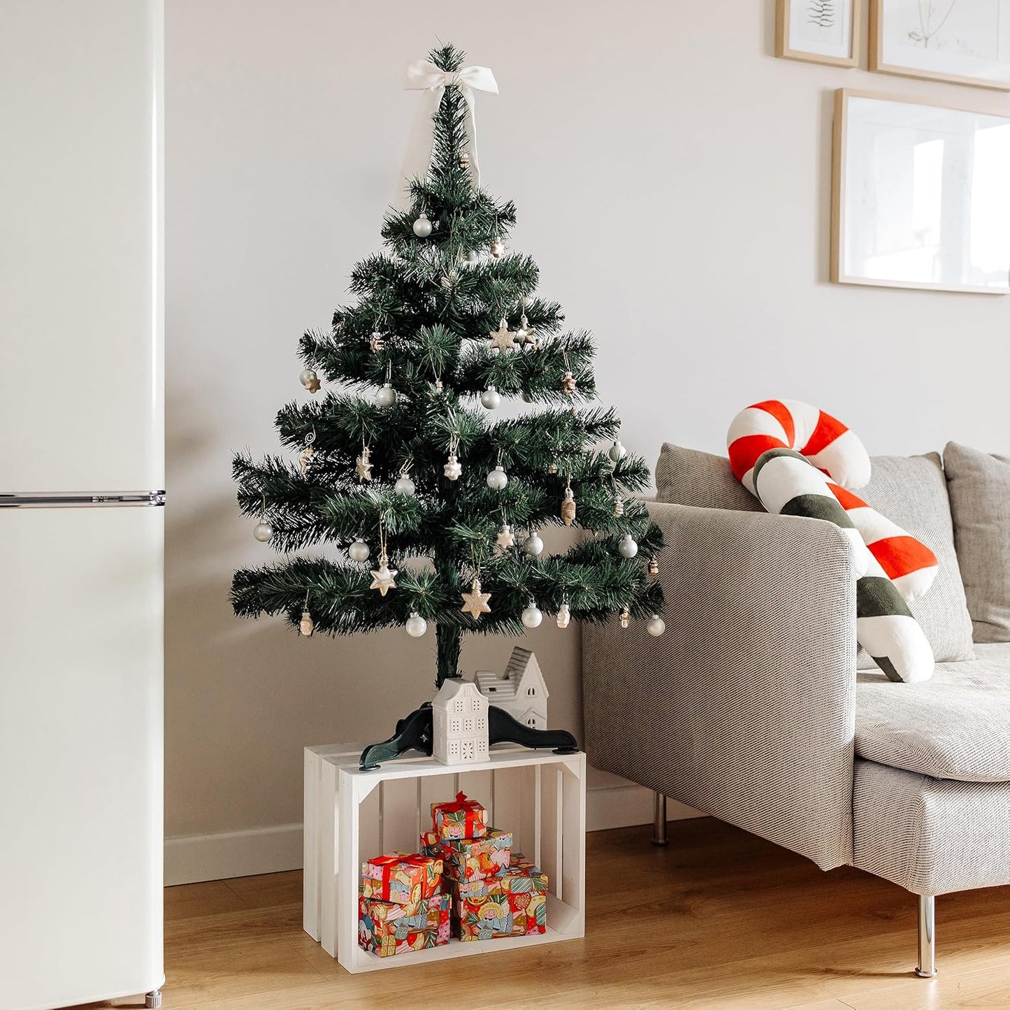 Naturgetreuer Weihnachtsbaum, 120cm Natural