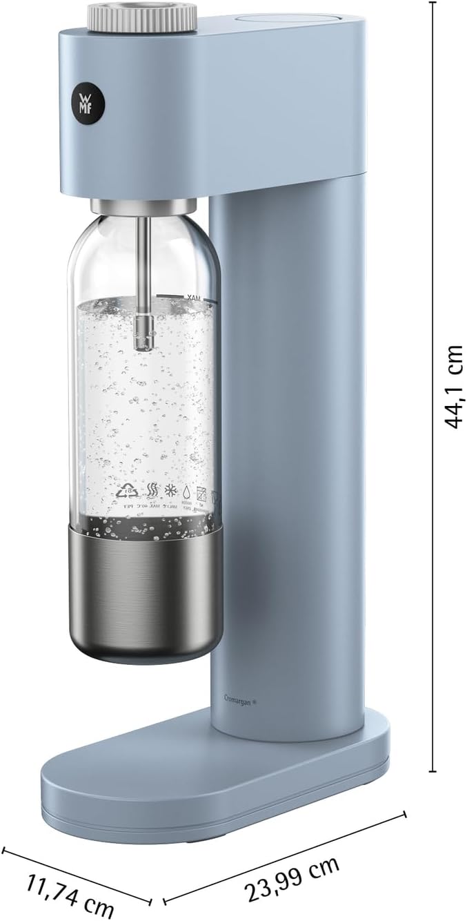 Element One Wassersprudler, Wassersprudler Hellblau 0,85 L