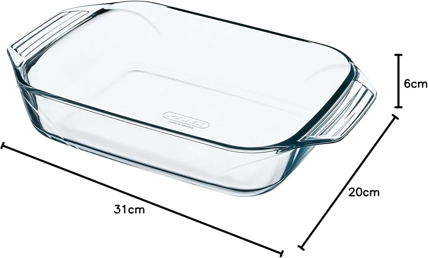 Classic Glasbackform, 31 x 20 cm