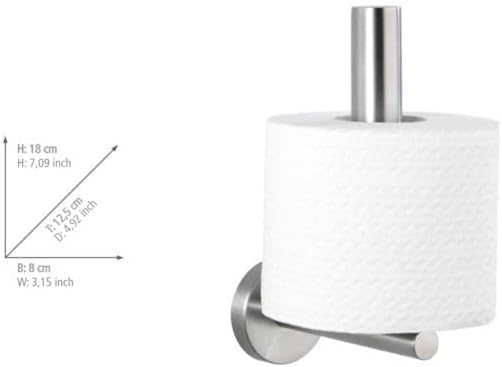 Ersatzrollenhalter Bosio, Silber Matt