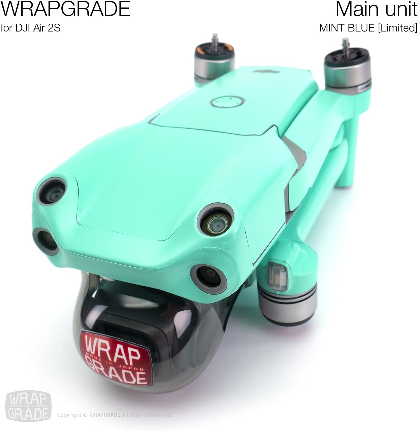 Schutzfolie für DJI Air 2S Drohne, MINT BLUE