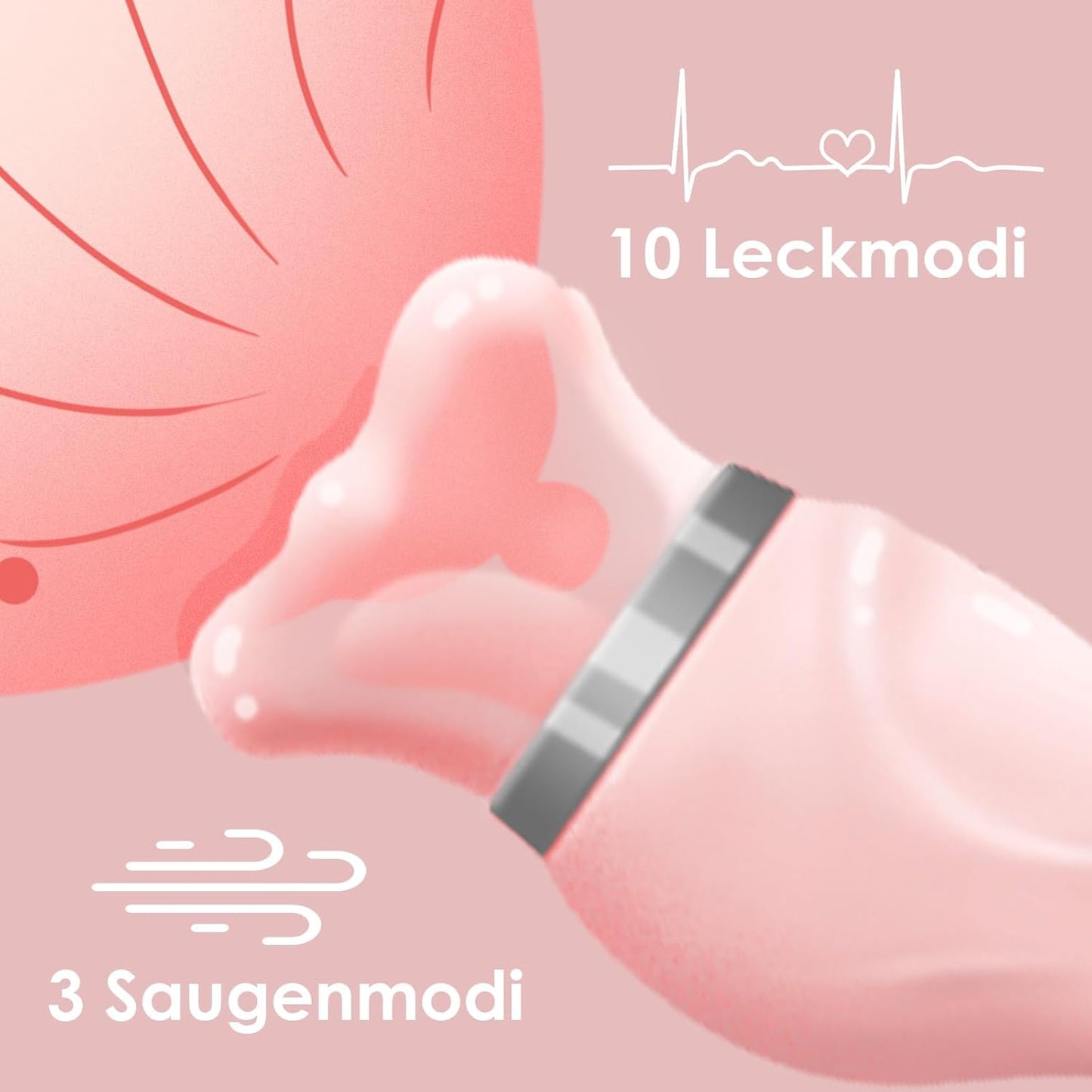 3-in-1 Vibrator Dildo Set mit 10 Vibrationen, Sexspielzeug für Frau