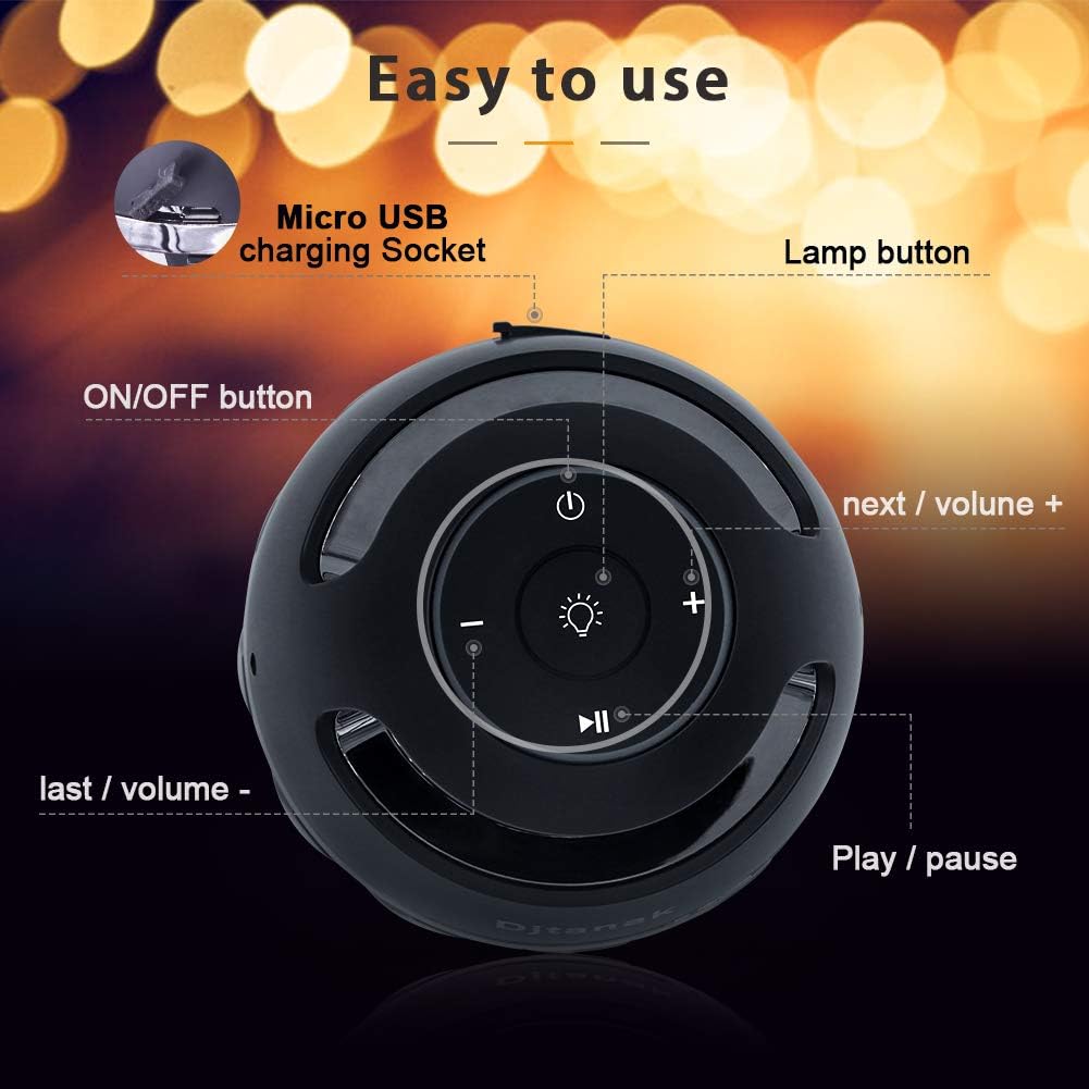 Bluetooth Lautsprecher mit Flammen Effekt