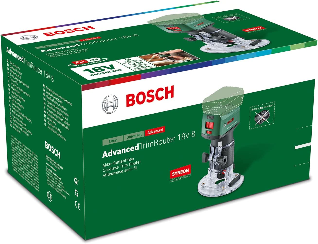 Akku-Oberfräse AdvancedTrimRouter 18V-8, ohne Akku