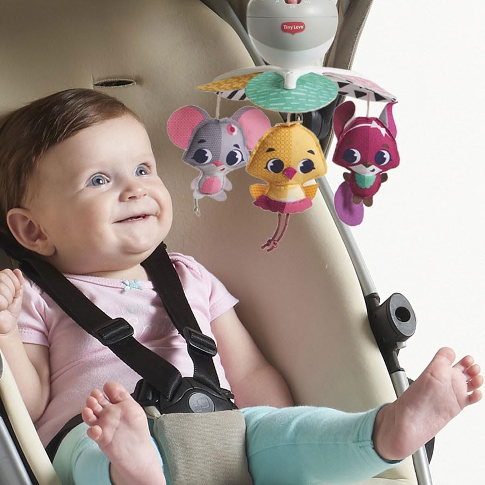3-in-1 Musik-Mobile für Babybett, mehrfarbig, Mehrfarbig