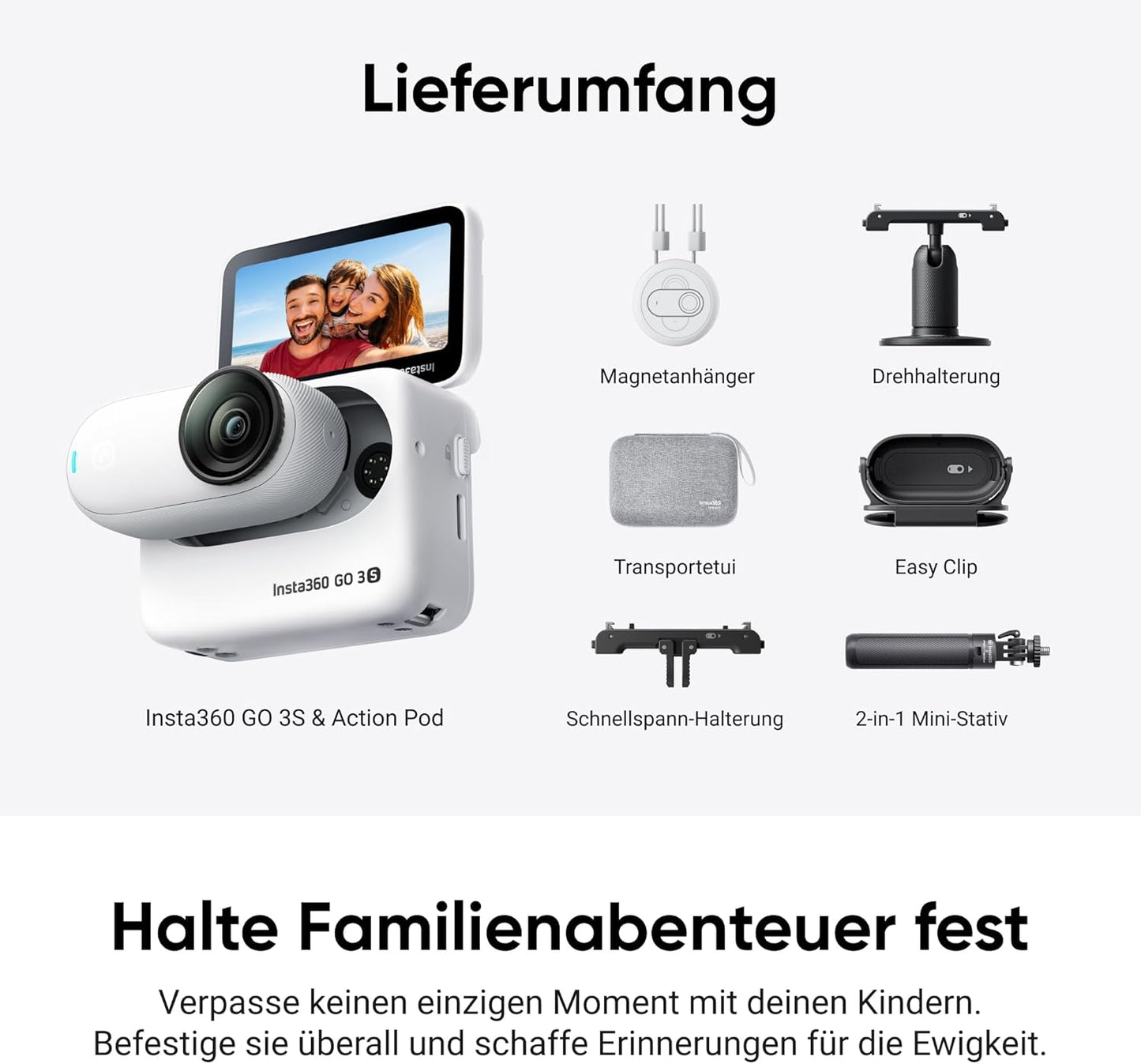 Reise-Bundle GO 3S, Weiss Reise-Bundle