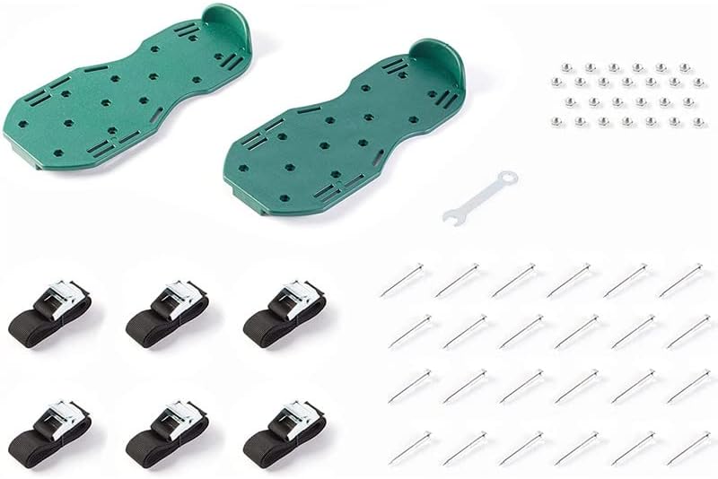 Rasenbelüfter Nagelschuhe mit verstellbaren Riemen