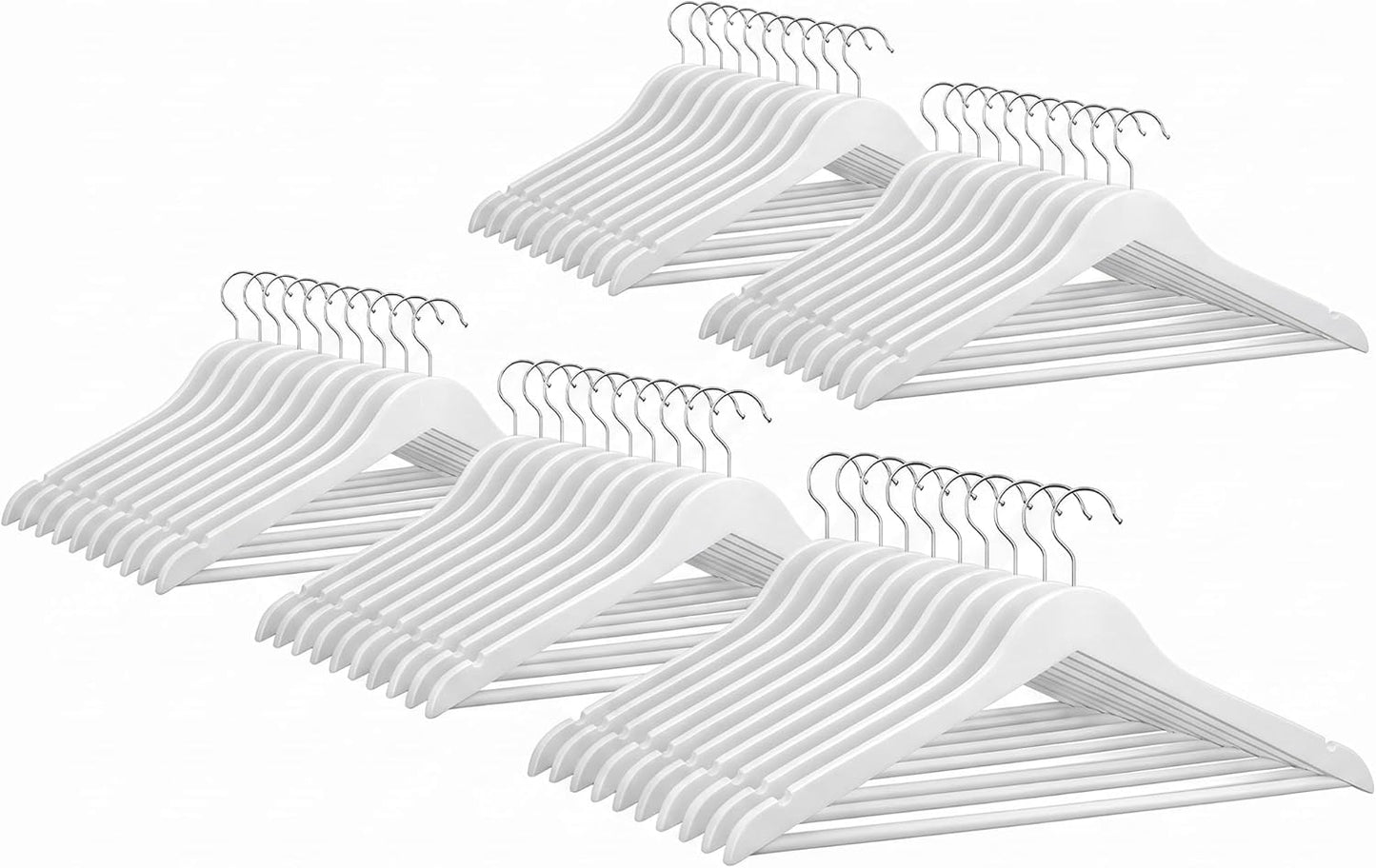50 x Kleiderbügel mit Hosensteg, 50
