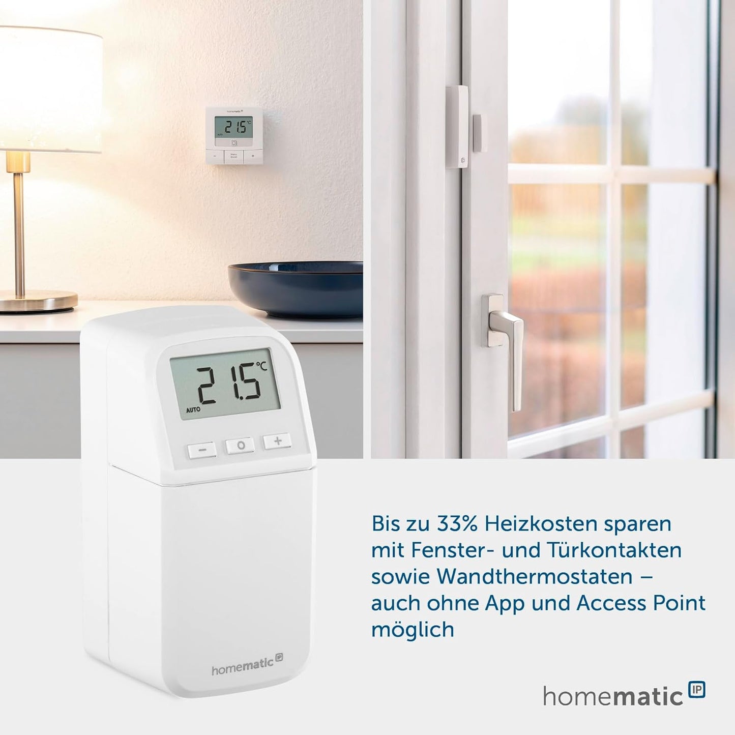 Smart Home Heizkörperthermostat kompakt plus, Thermostat – Kompakt plus