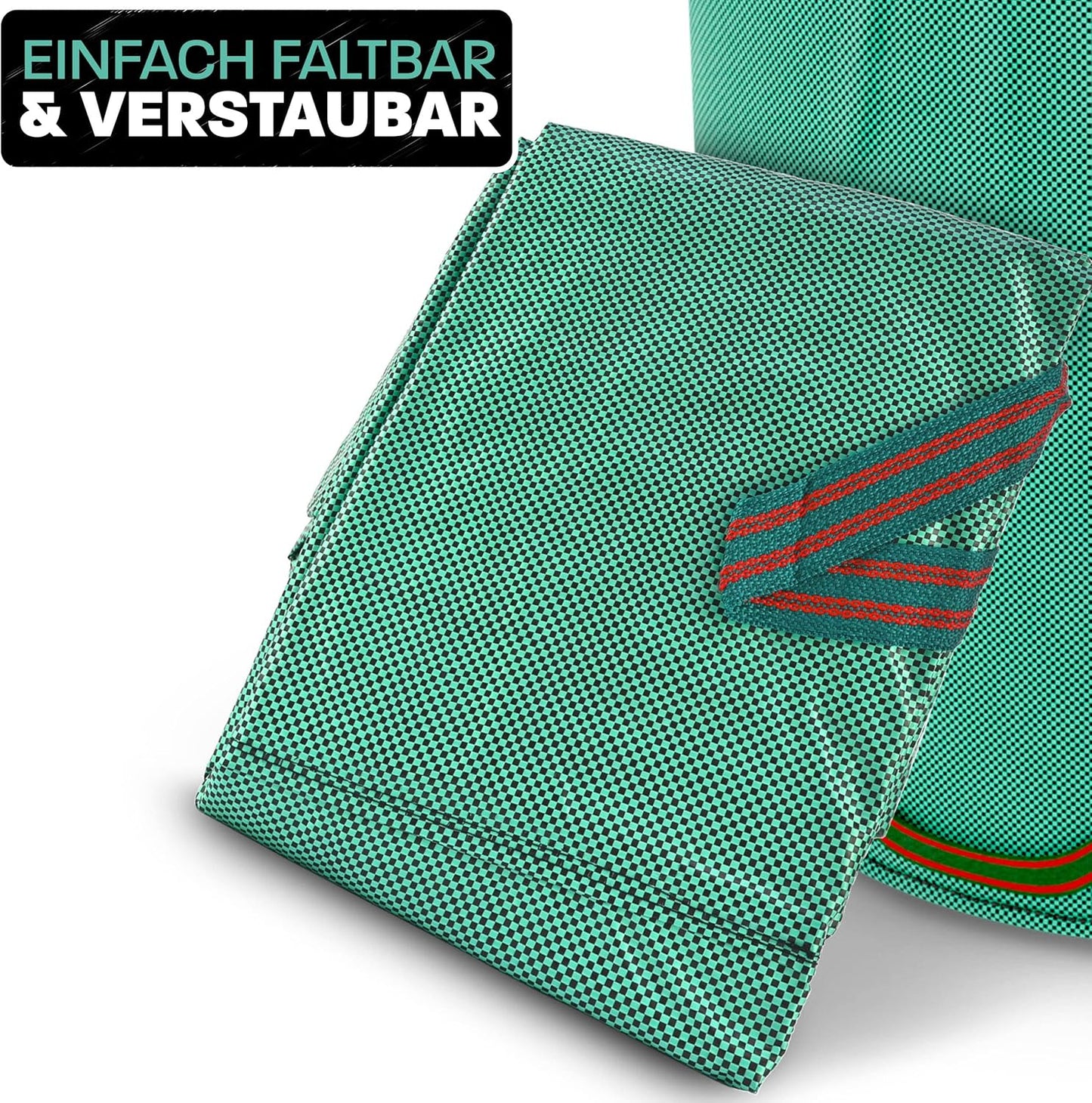 3er-Set Gartenabfallsack mit Deckel, 3