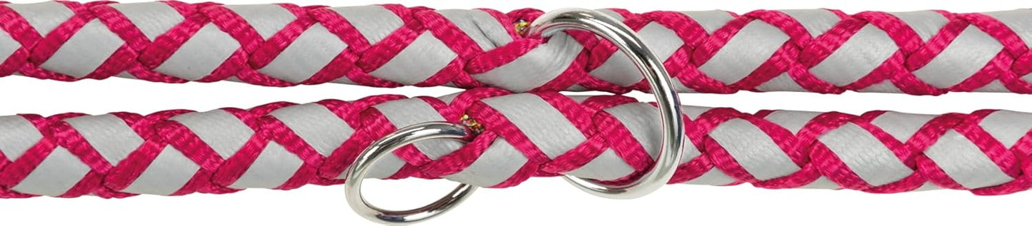 Verstellbare Hundeleine Cavo mit reflektierenden Elementen, fuchsia L–XL, 2,00 m ø 18 mm