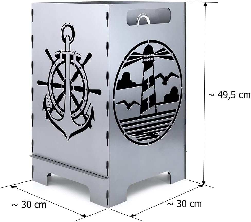 Feuertonne, Leuchtturm 50cm