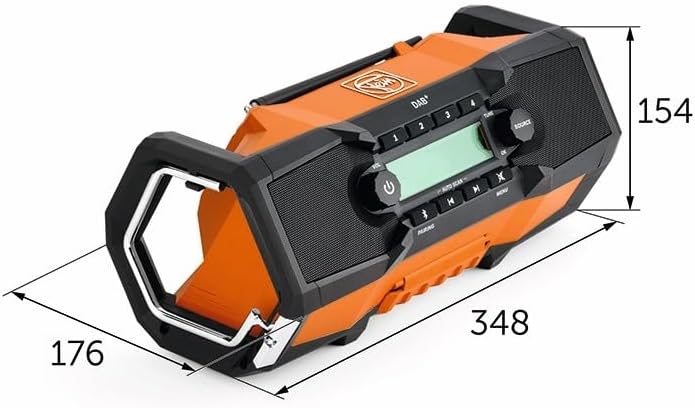Baustellen-Akku-Digitalradio ARAD 18 BC AS