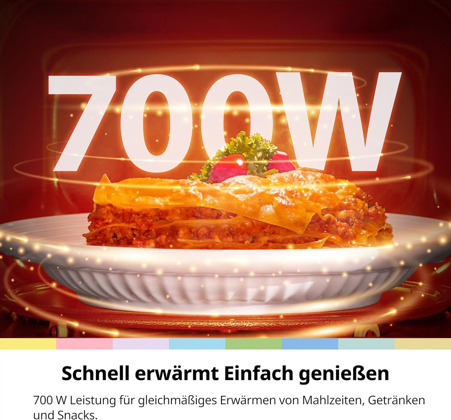 Mikrowelle mit Grillfunktion, 20 l Grill