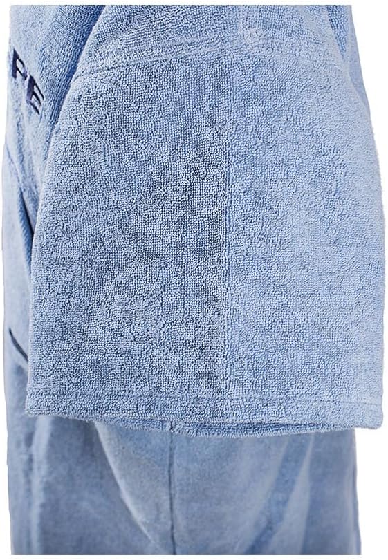 Surf Poncho mit Kapuze, S-M Light Blue