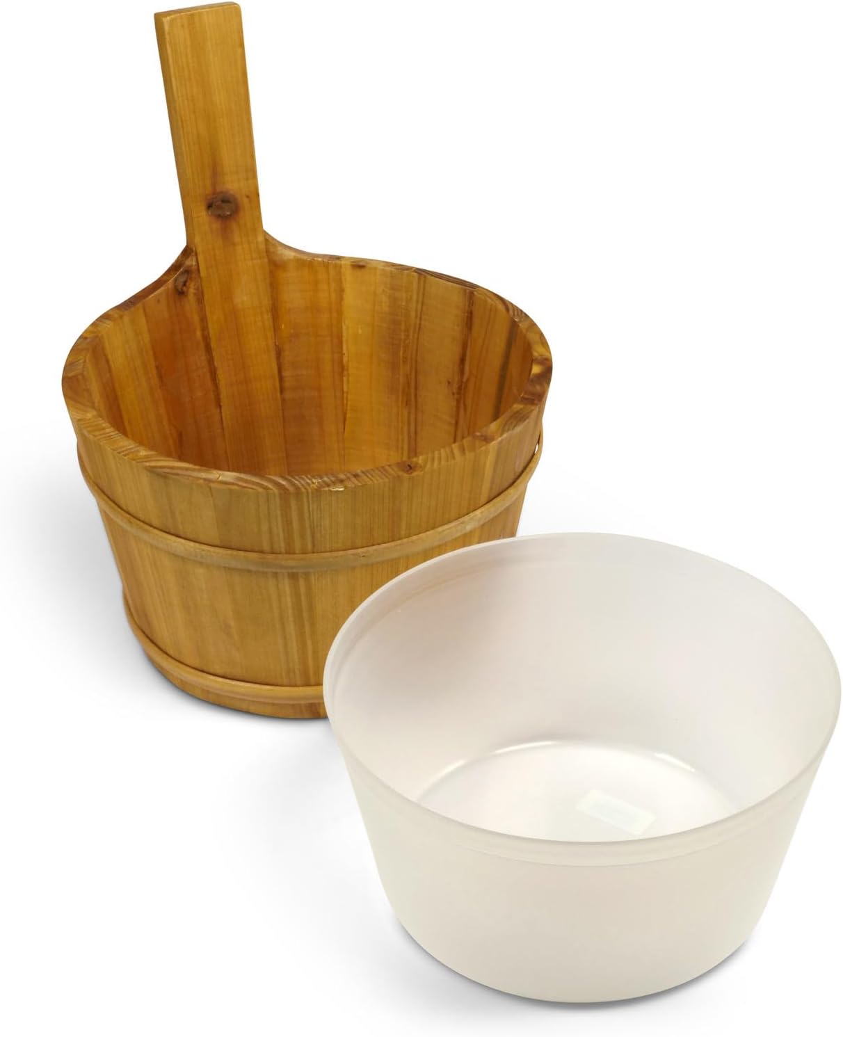 Sauna-Kübel mit Kunststoffeinsatz