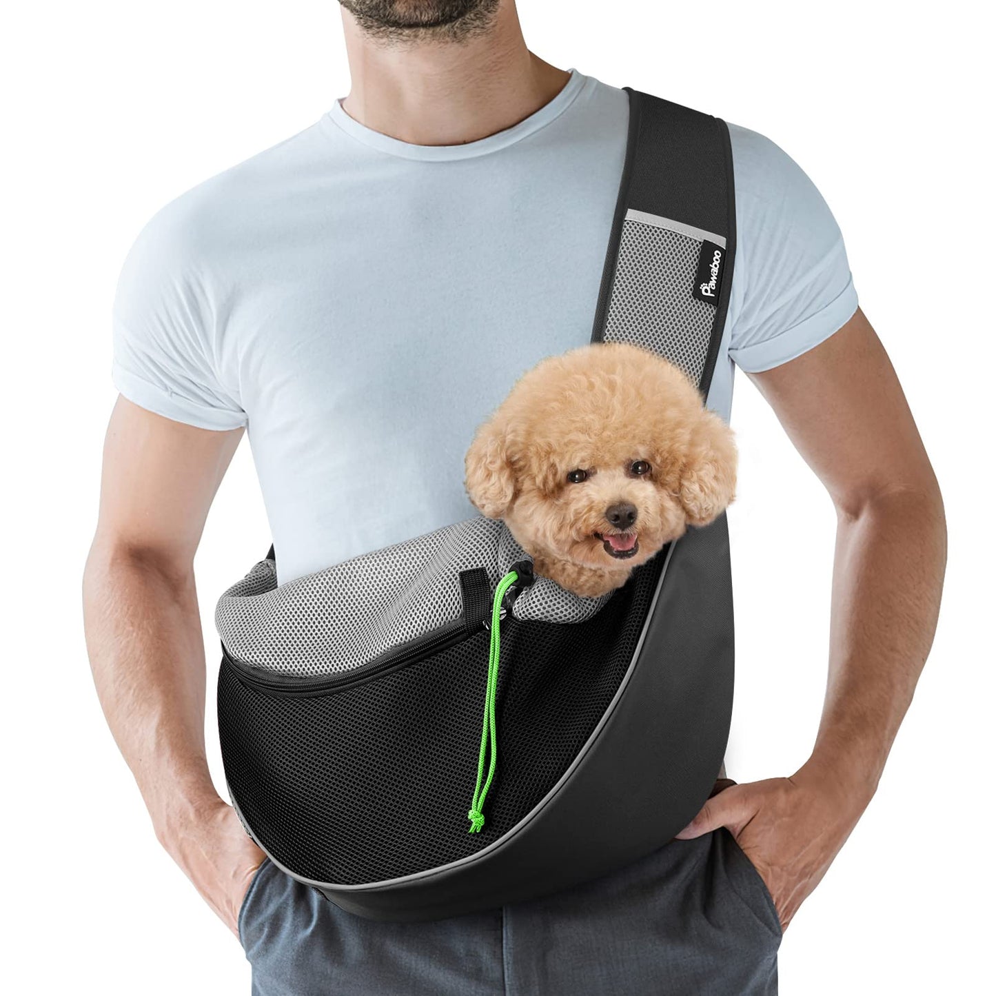 Hundetragetasche, Schwarz