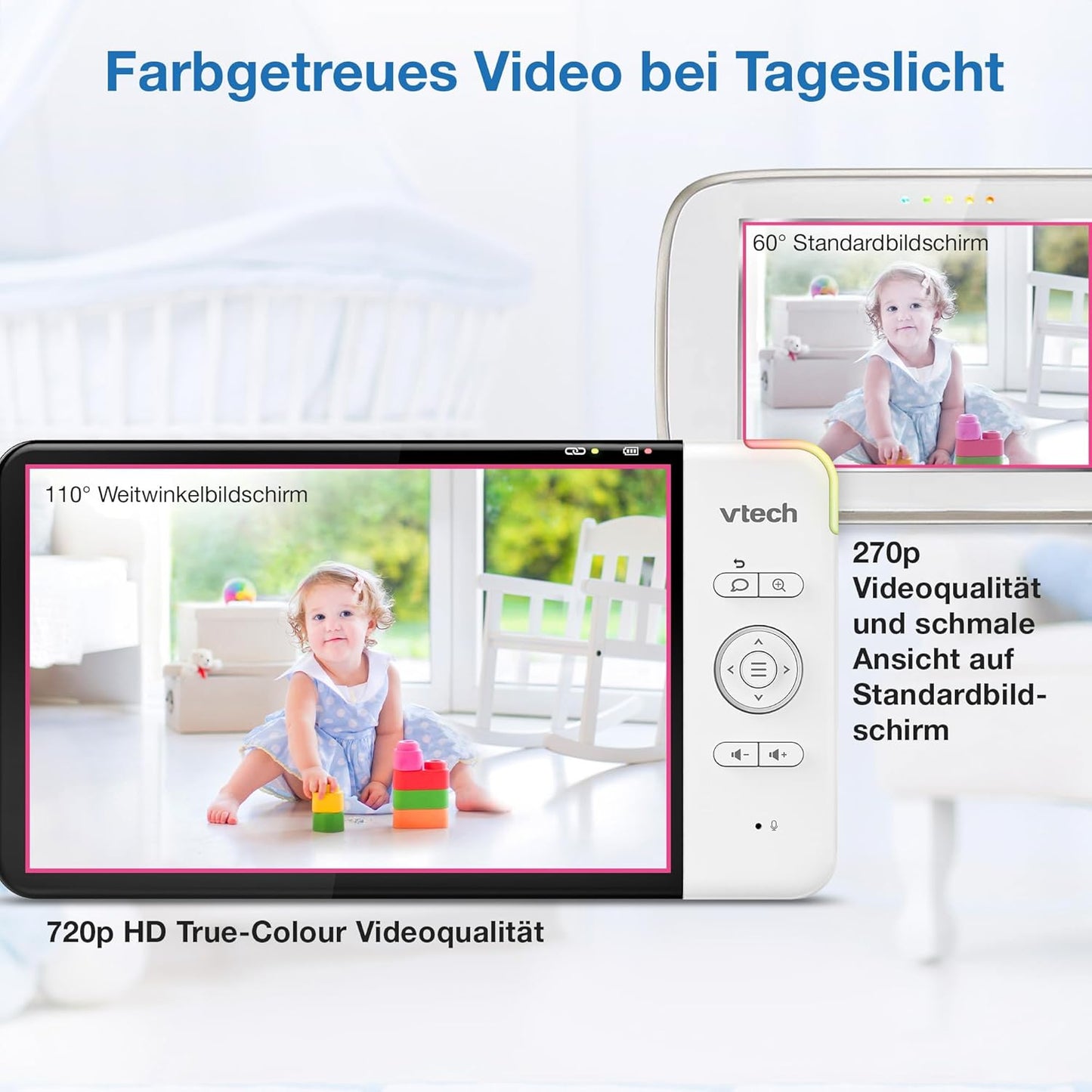 Babyphone RM7764HD mit Kamera, RM7764 7" Video
