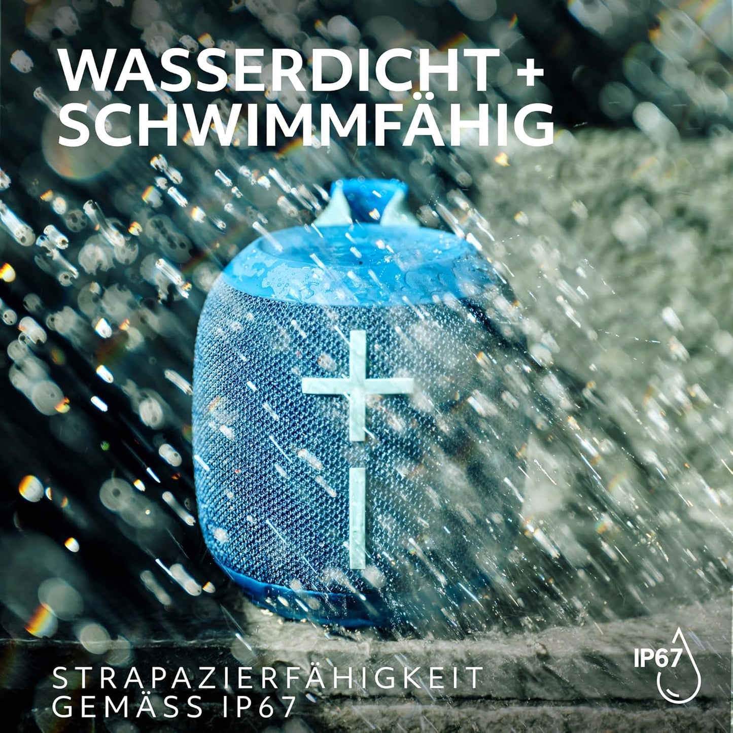 Wonderboom 4 - Wasserdichter Bluetooth-Lautsprecher, Blau Lautsprecher WONDERBOOM 4