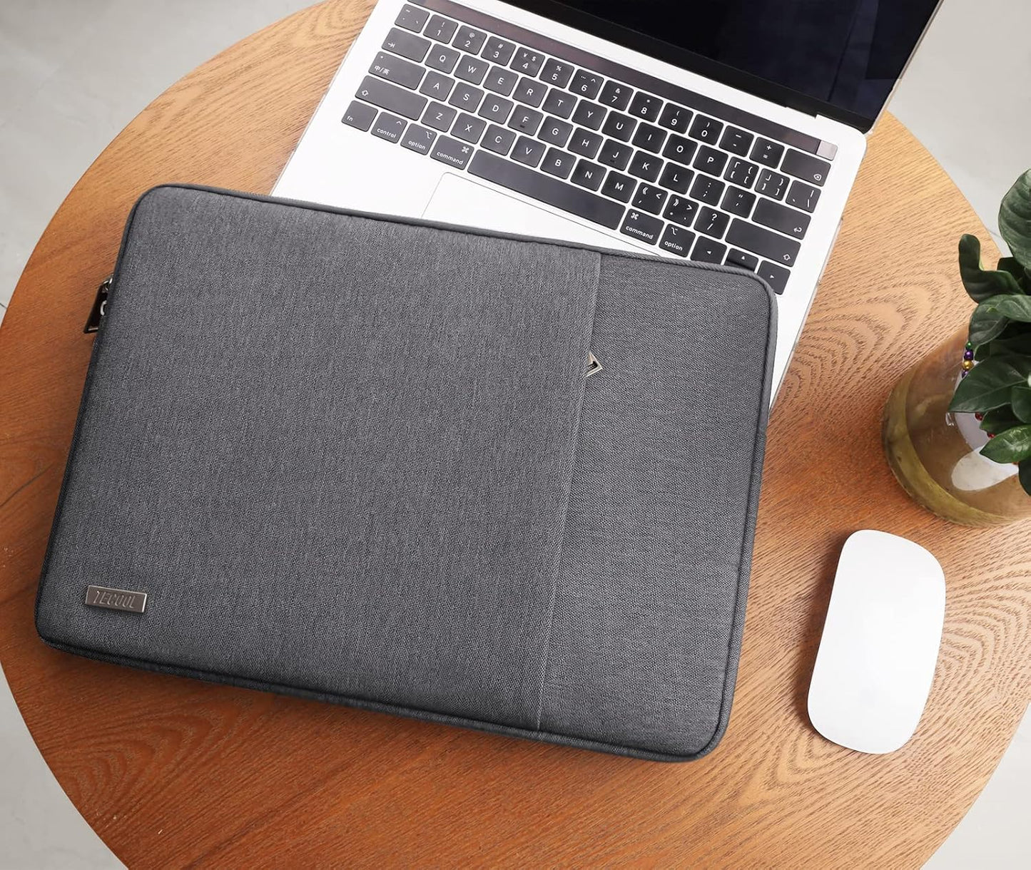 Wasserdichte Laptoptasche, 14 inch Dunkelgrau