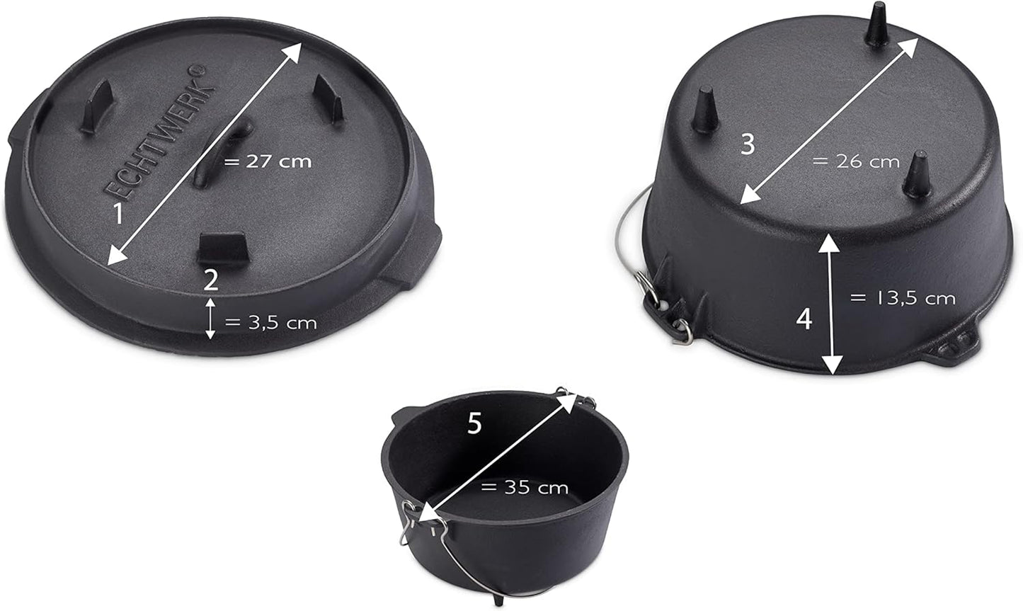 Dutch Oven BBQ Kochtopf, BIG