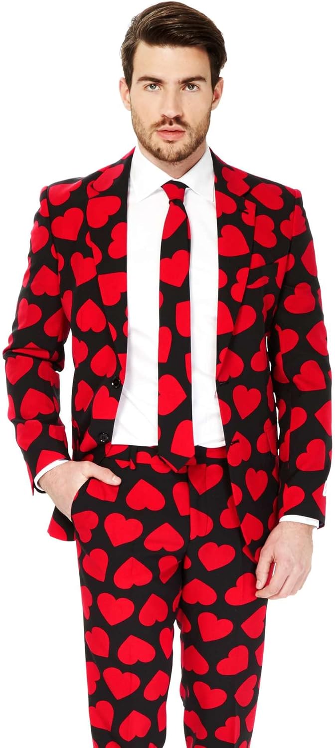 Party-Herrenanzug, 46 King Of Hearts