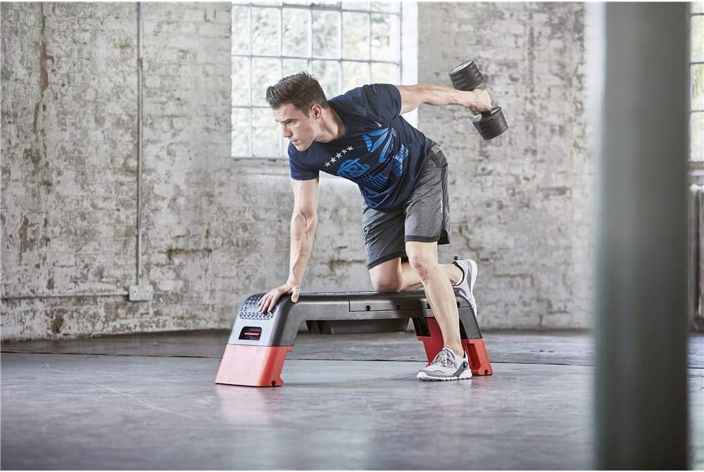 Deck Trainingsplattform, Reebok Deck Schwarz/Rot