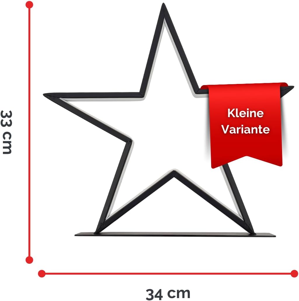 LED-Stern mit Dimmer, Schutzklasse: IP55 | Dimmer-Funktion | Grösse: 33 cm H 1.0