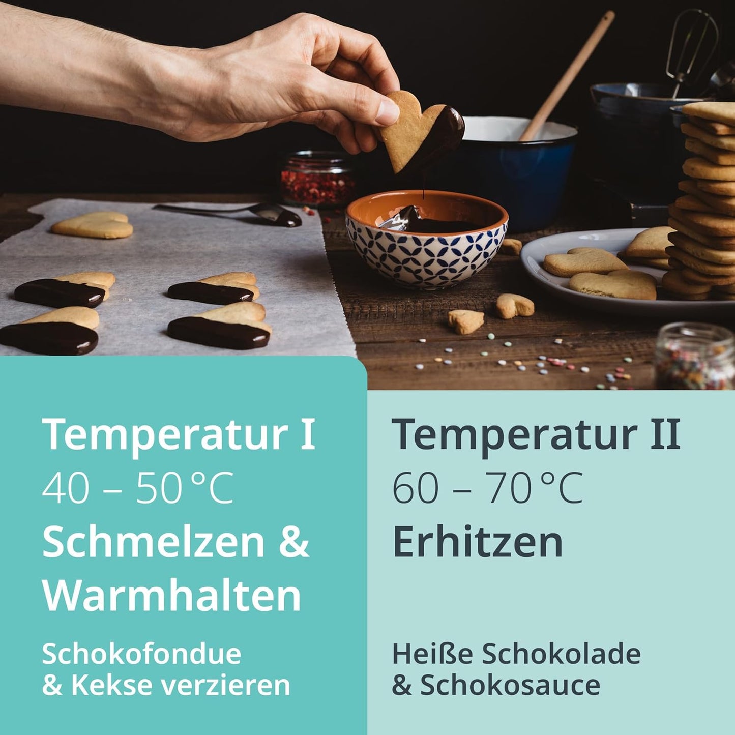 Schokofondue, 250 ml für 1-2 Personen