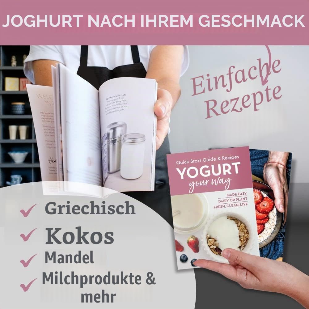 Edelstahl Joghurtbereiter