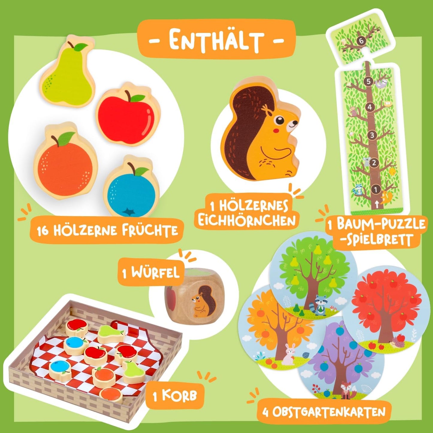 Früchte-Sammelspiel