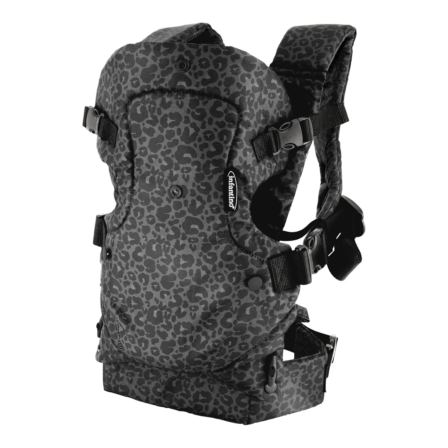 Ergonomische 4-in-1 Babytrage, Grey Leopard