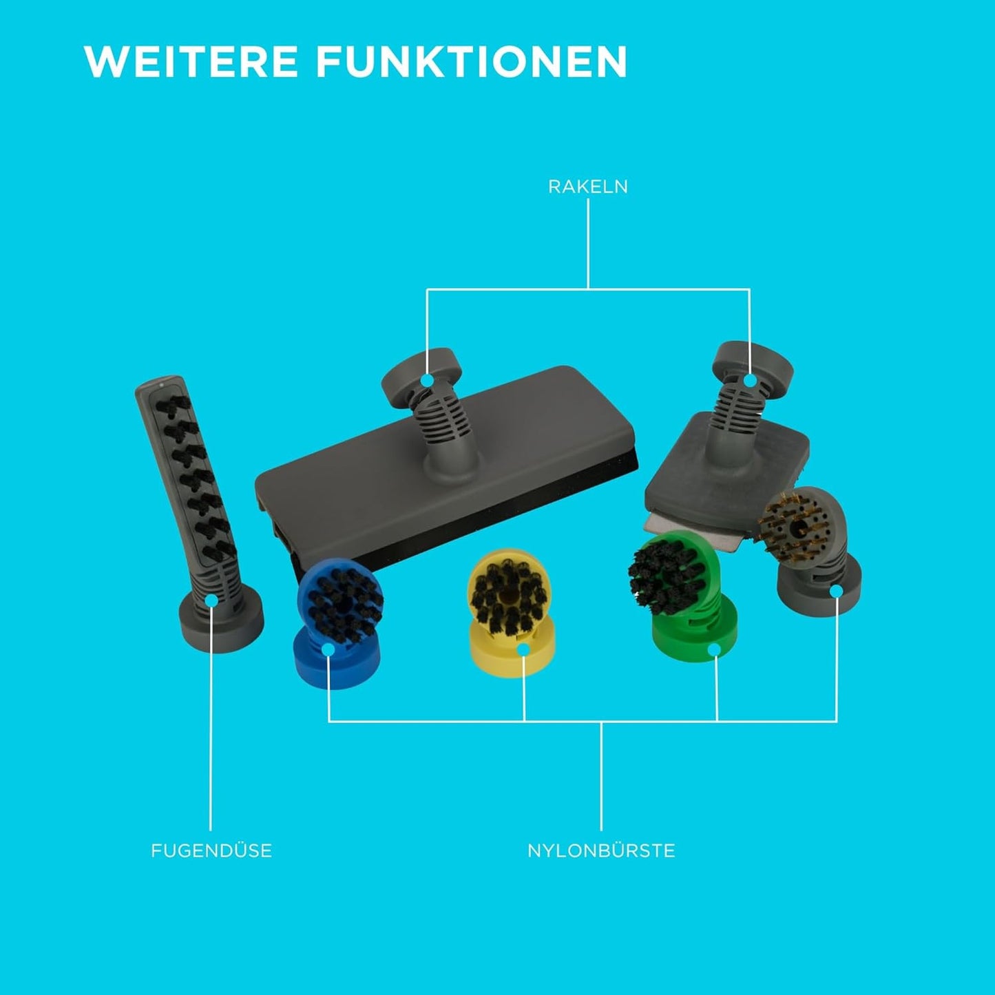 Zubehör-Set für Steam Mop (7-teilig)