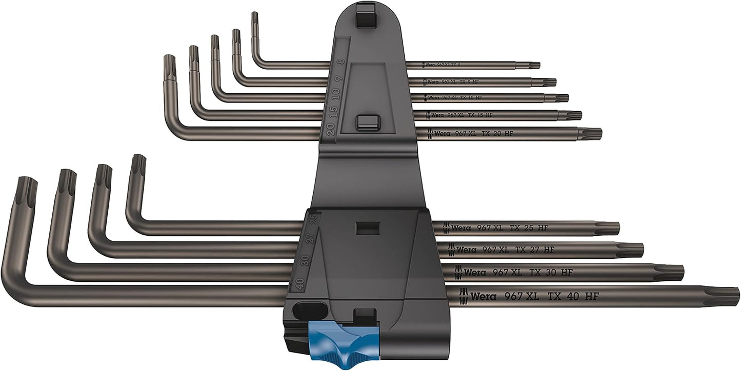 Winkelschlüsselsatz Torx mit Haltefunktion, 9-teilig Schwarz