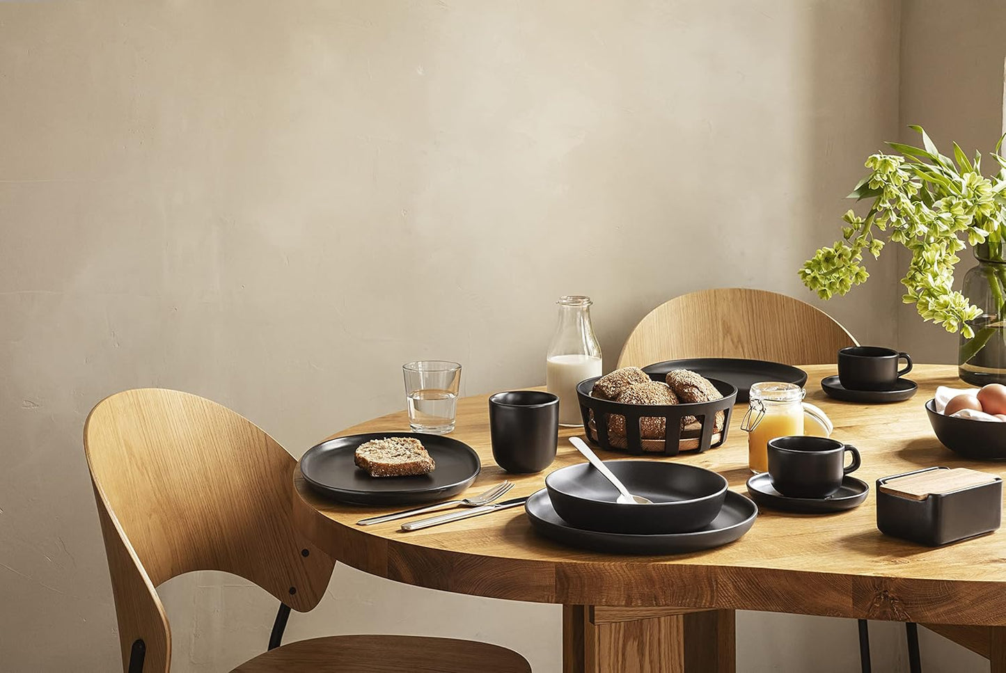 Nordic Kitchen Butterdose mit Eichendeckel