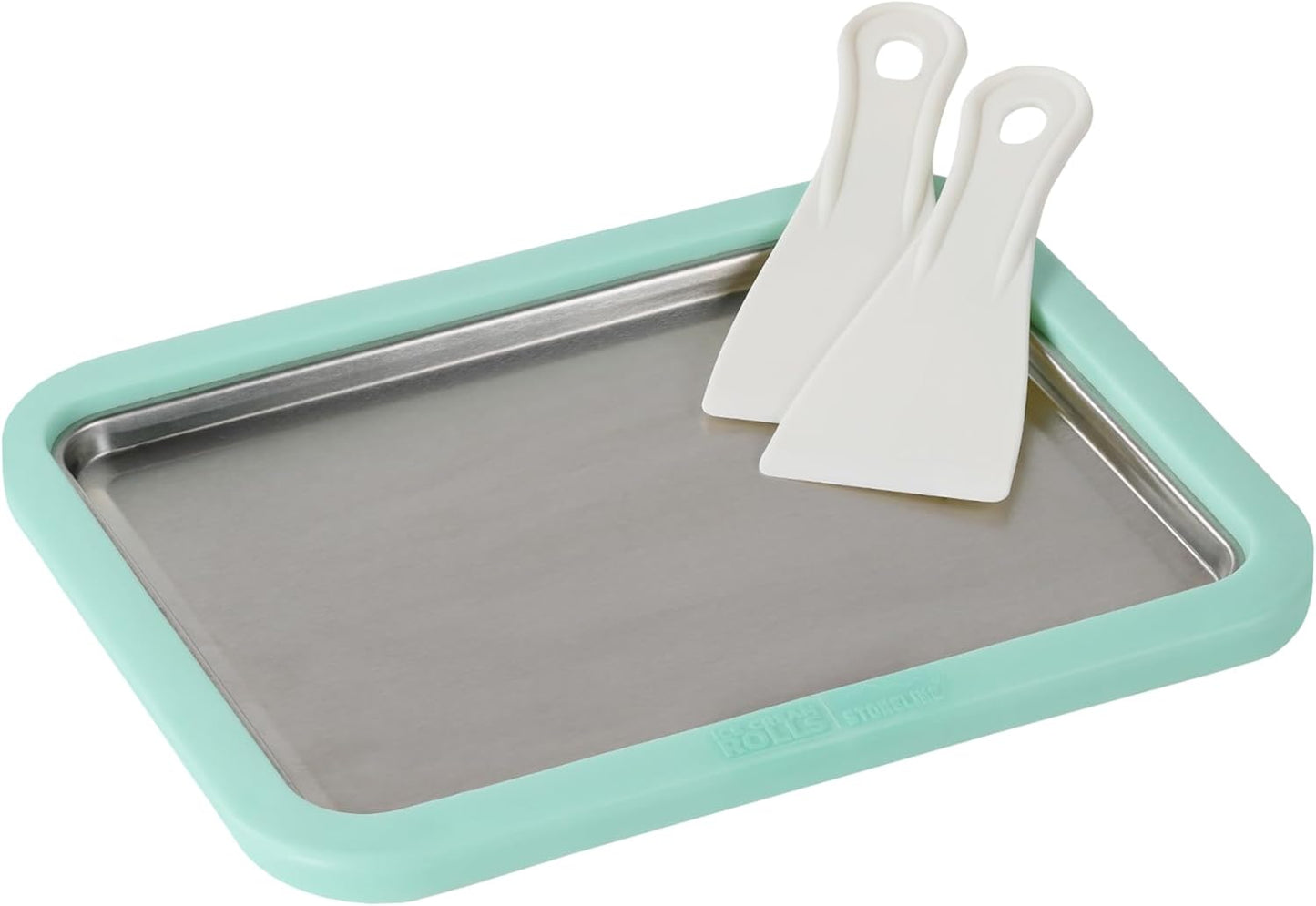 Ice Cream Rolls Maker (inkl. 2 Spateln), Grün