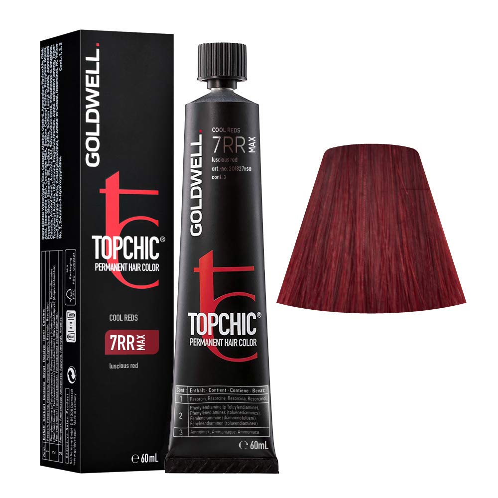 Topchic Haarfarbe 7RR Max Luscious Red, 7RR Max Luscious Red 1 g (1er Pack)