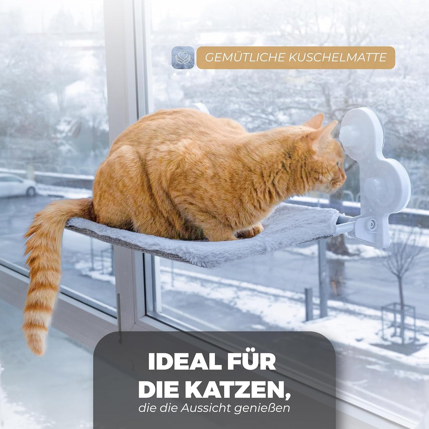 Katzen Fensterliege Hängematte