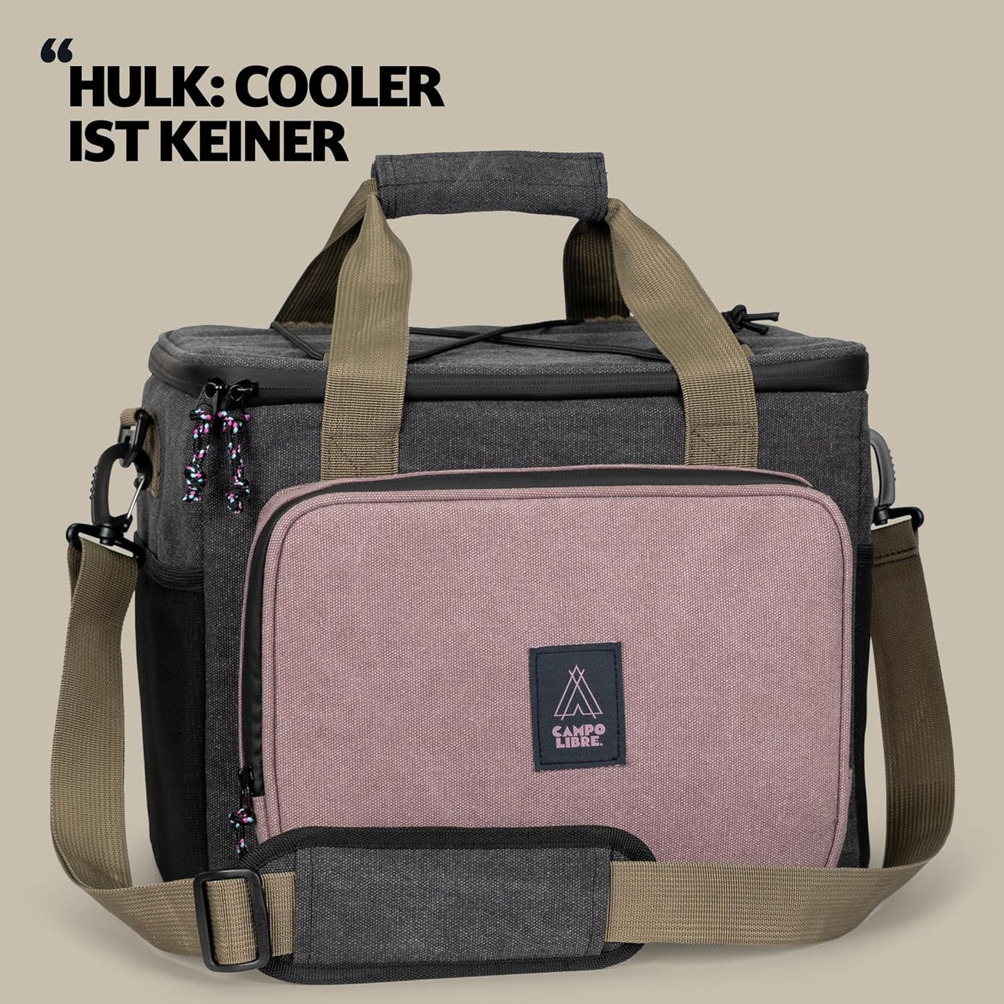 Kühltasche Hulk, 30l - Black Rose