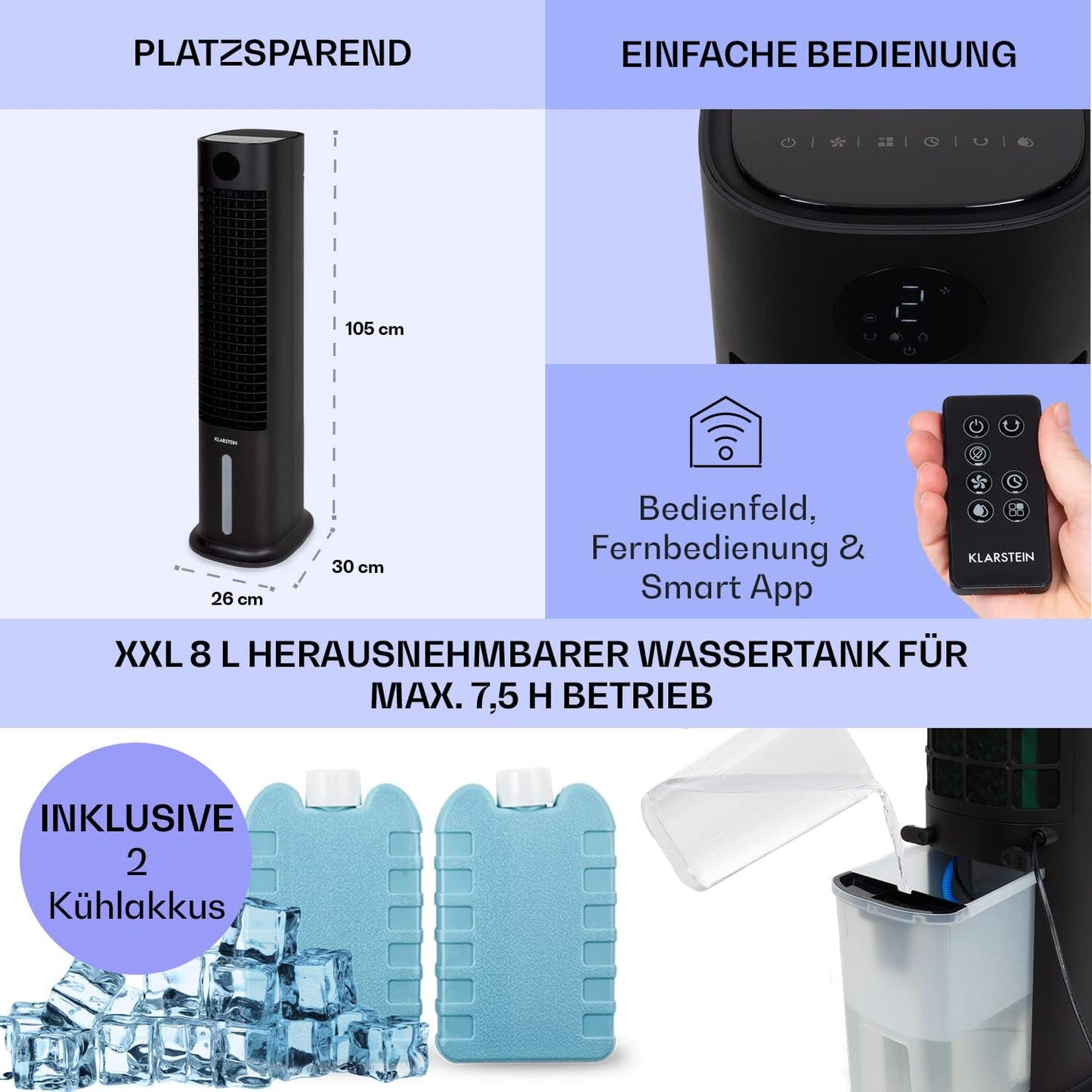 Luftkühler ACO4-SkytwerGrndSmB, Schwarz, Grand Smart