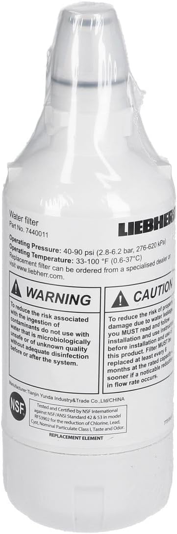 Wasserfilter für Kühl-Gefrierkombinationen