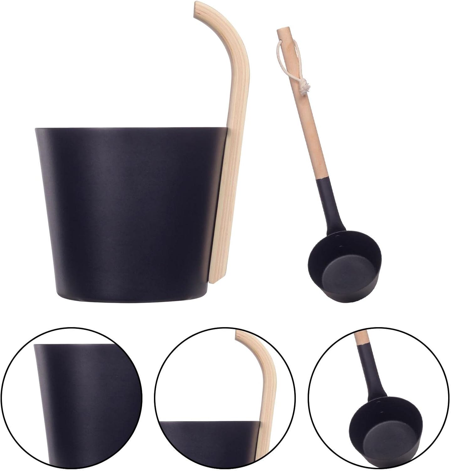Saunakübel-Set mit Kelle