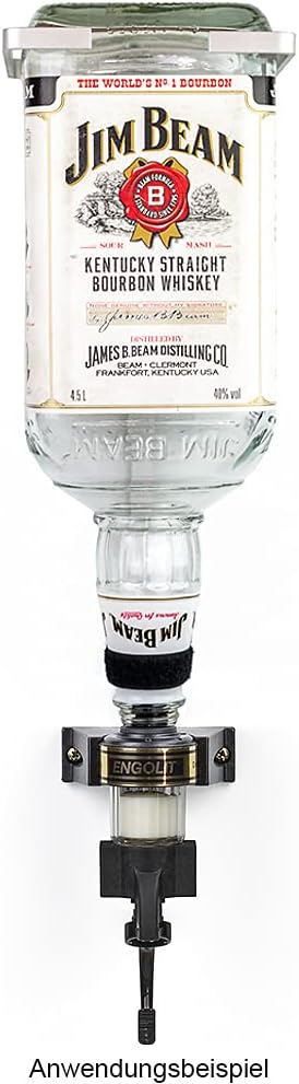 Flaschenhalter mit Dosierer, 4,0 cl / Inkl. Dosierer (Finger Push)