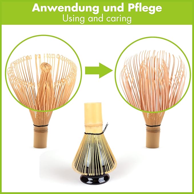 Matcha-Set mit Keramikschale und Zubehör, Hanami