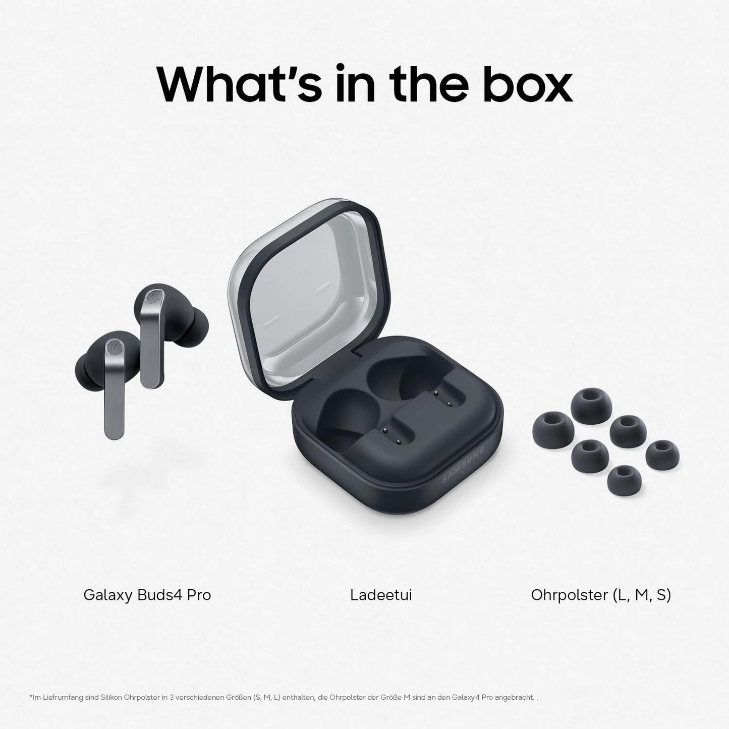 Galaxy Buds4 Pro, Buds4 Pro Black